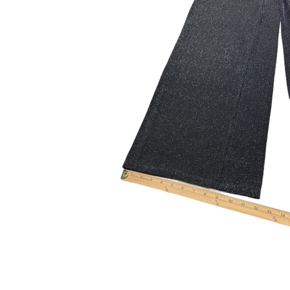 ALIX NYC Eames Wide-Leg High-Rise Pant in Black & Silver - Picture 12 of 12